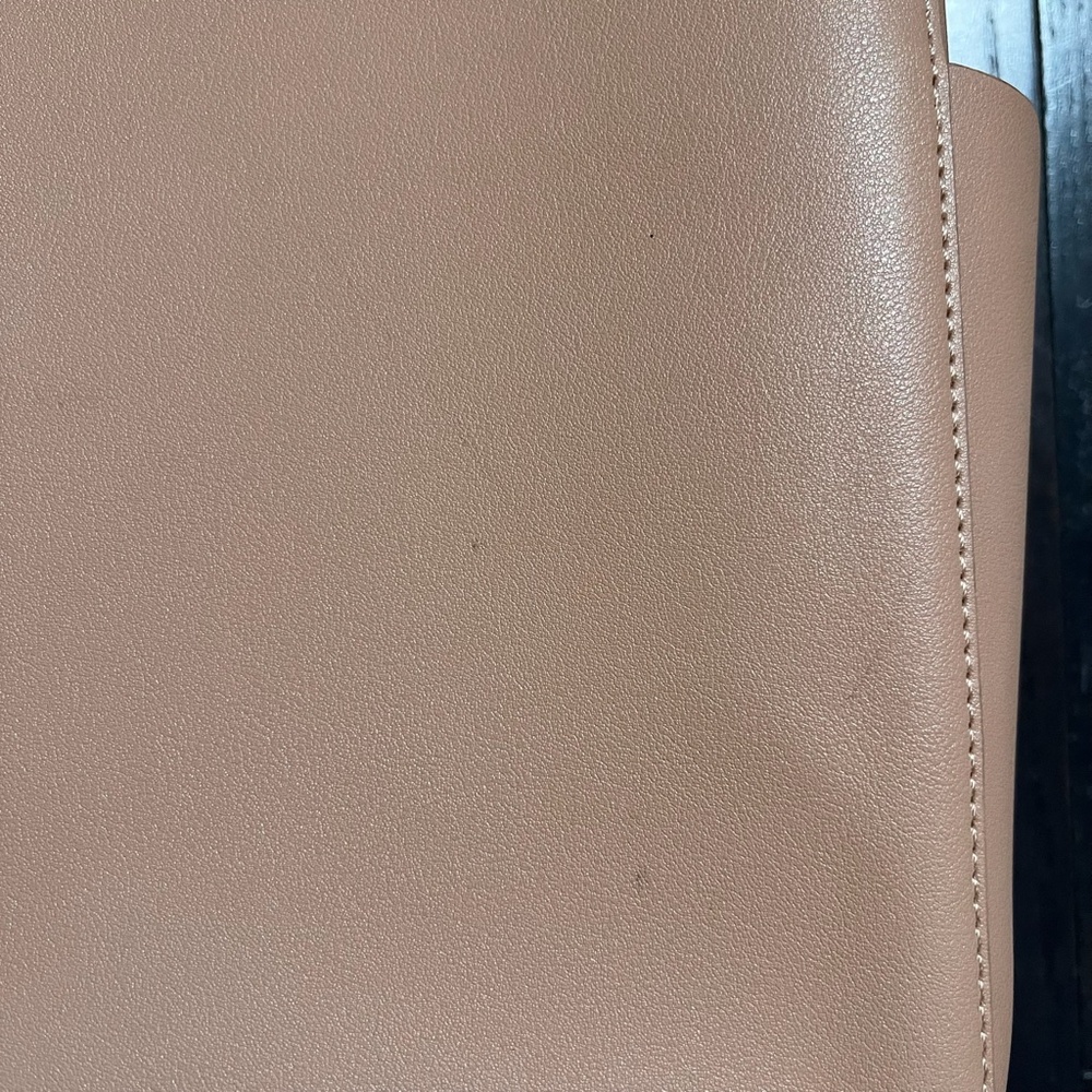 Oak and Fort tan brown bucket leather tote bag shoulder bag - Picture 5 of 11